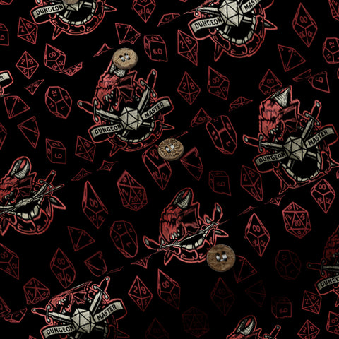 DND Celestrial Dice Pattern Aloha Hawaii Shirt, D20 Stars Constellation, Sun and Crescent Button Down Shirt - The Palmix