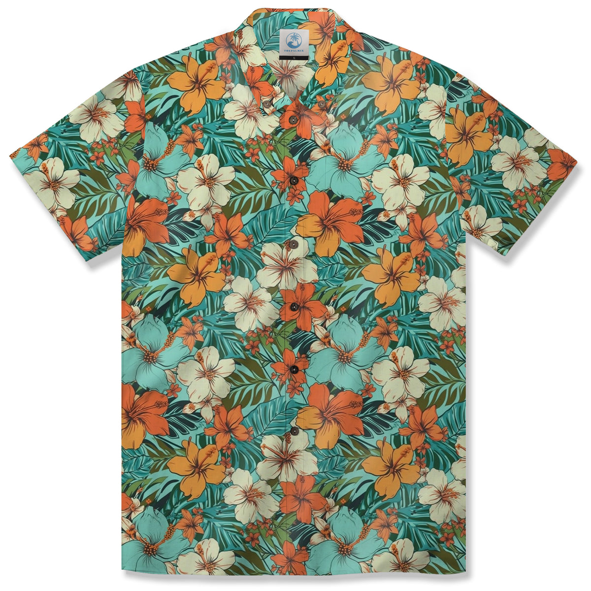 Retro Floral Seamless Patterns Hawaiian Shirt, Aloha Floral Pattern - The Palmix