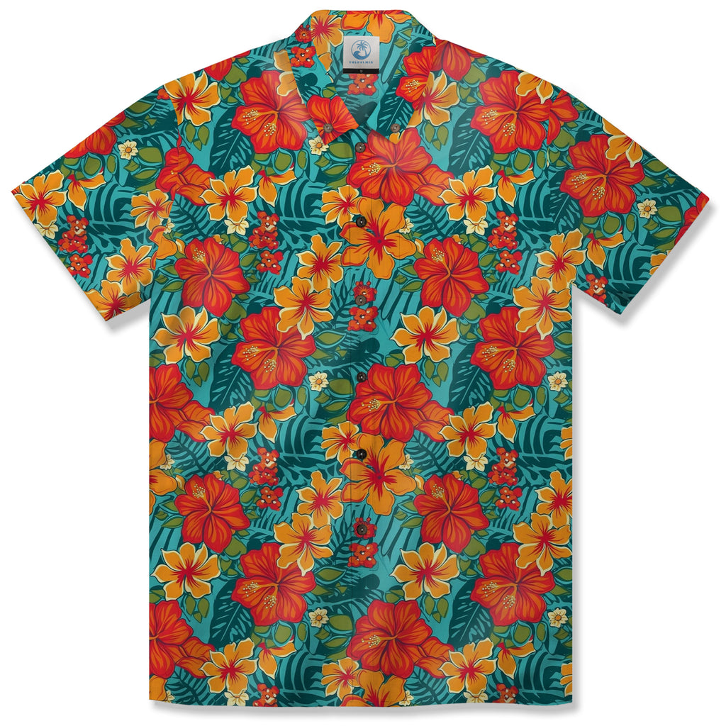 Vintage Hawaii Seamless Patterns, Tropical Fruits Summer Hawaii Shirt - The Palmix