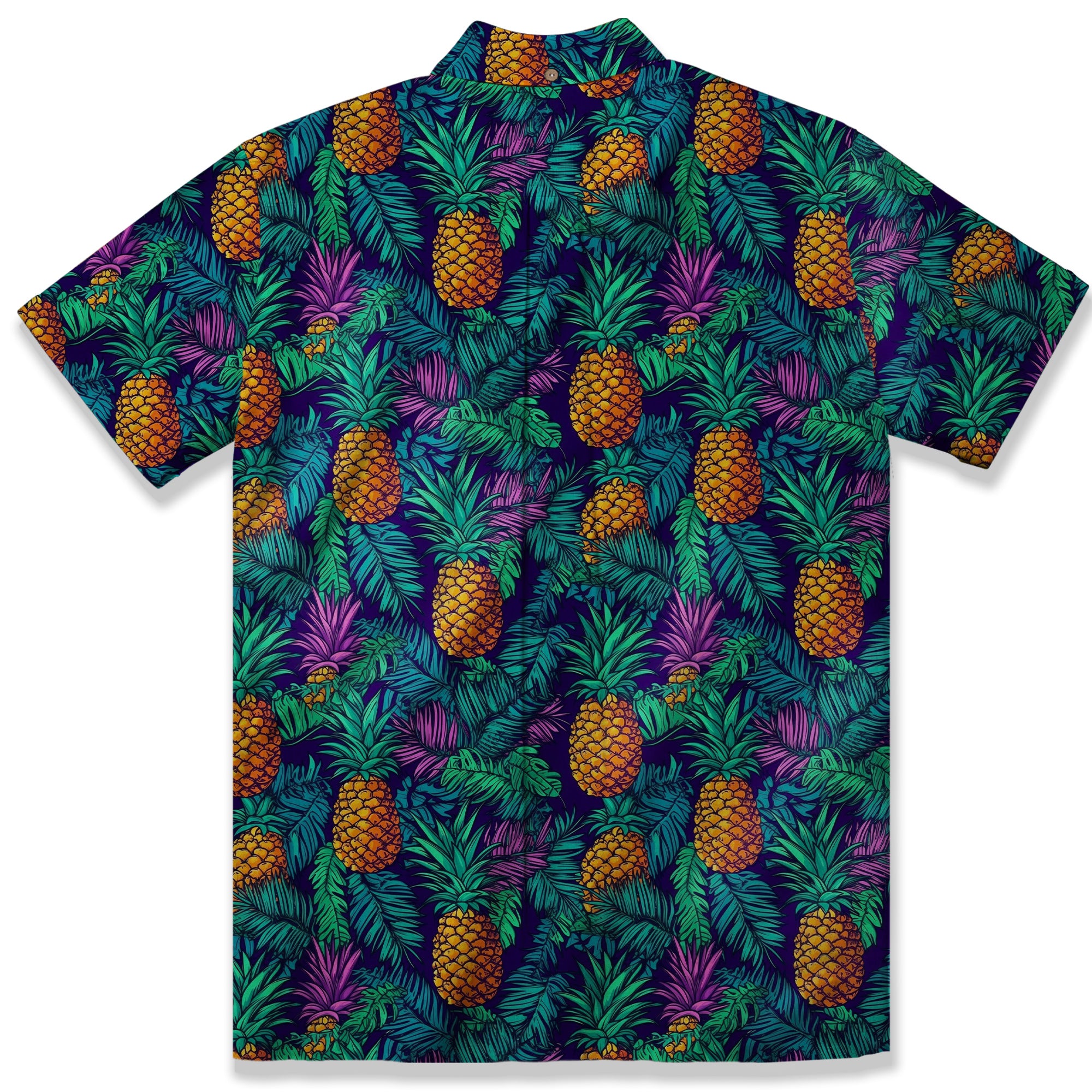Aloha Pineapple Vibrant Tropical Beach Patterns Aloha Hawaii Shirt - The Palmix