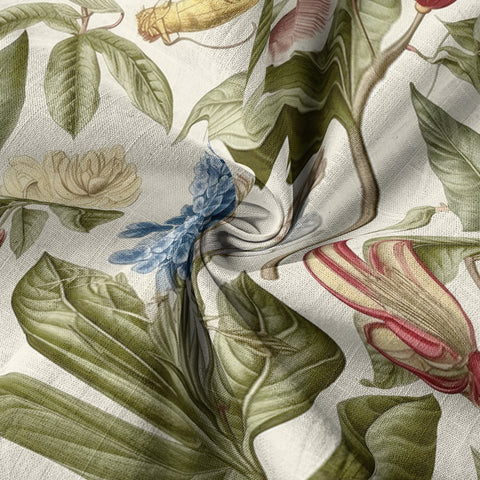 Vintage Botanicals Seamless Patterns Aloha Hawaii Shirt, Botanicals Hawaiian Button Down Shirt - The Palmix