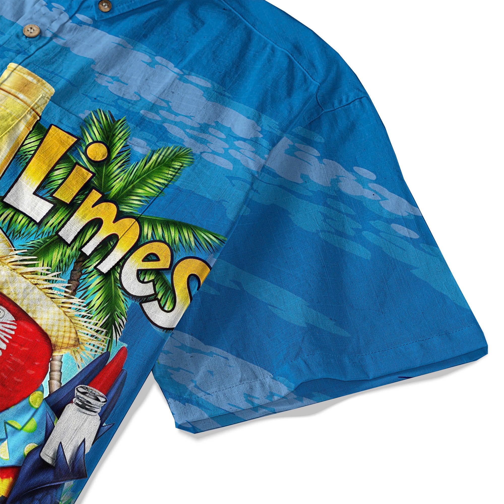 When Life Hands You Limes Parrot Hawaiian Shirt, Tequlia Parrot Hawaiian Shirt